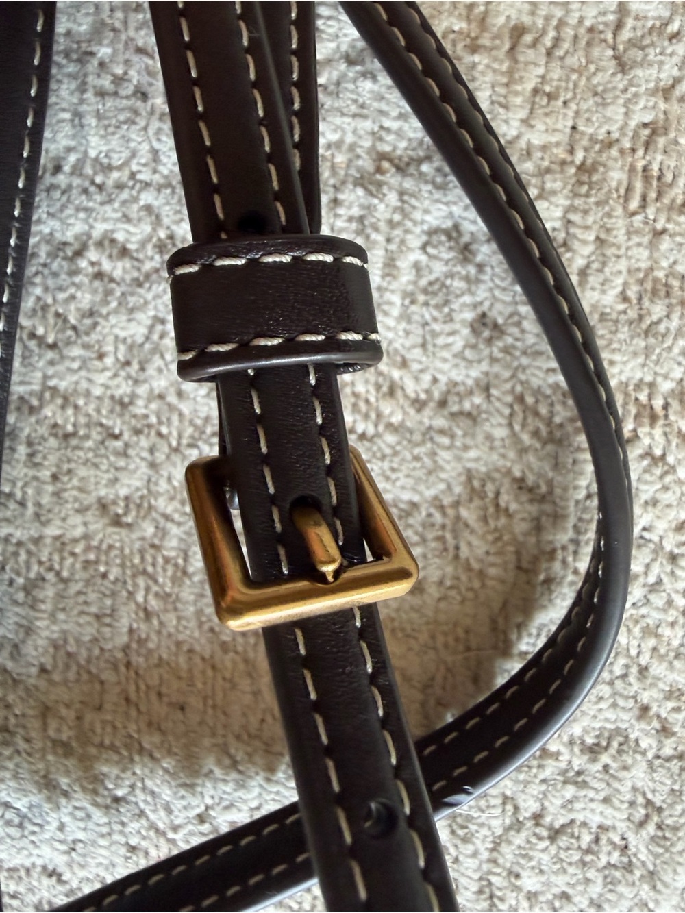 Tory Burch Snake-Print Crossbody in Brown and Black - Picture 10 of 10